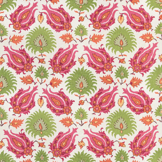 Order BR-700020-7312 Kashmiri Linen Print Pink/Green Ethnic by Brunschwig & Fils Fabric