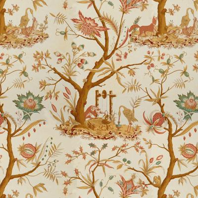 Sample BR-71617-10 Les Fables Blond Brunschwig and Fils Fabric