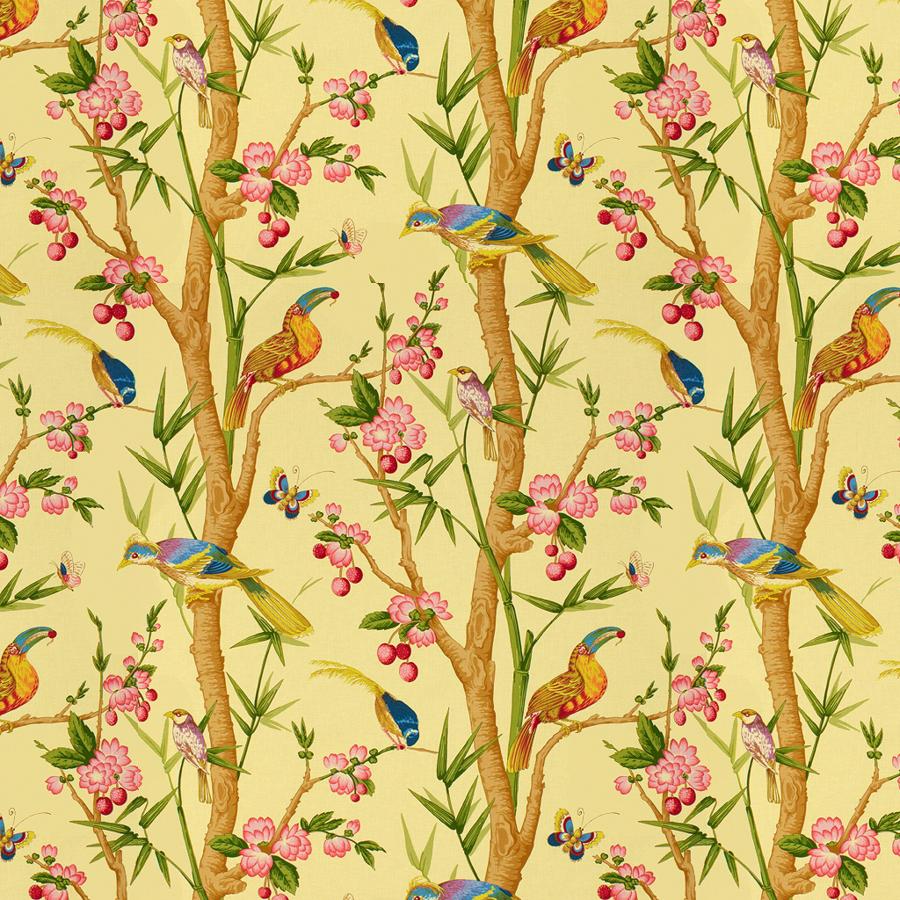 Sample BR-71622.01.0 Toucans Multi Color Brunschwig and Fils Fabric