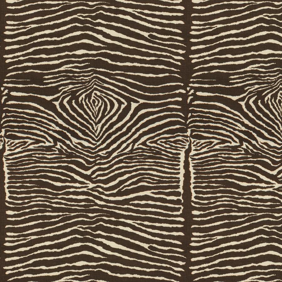 Purchase BR-79168.08.0 Le Zebre Linen Print Brown Animal Skins by Brunschwig & Fils Fabric