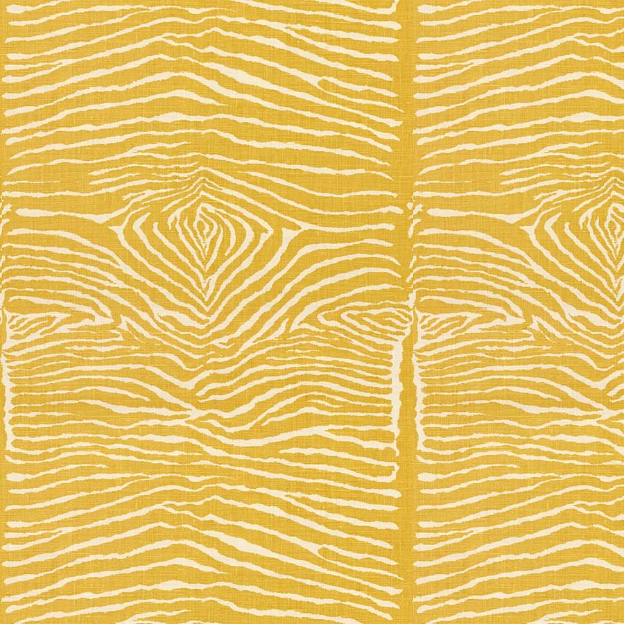 Save BR-79168-40 Le Zebre Saffron Animal Skins by Brunschwig & Fils Fabric