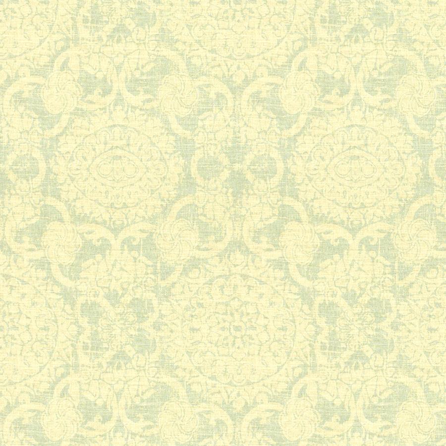Sample BR-79617-253 Marquesas Linen Print Sea Brunschwig and Fils Fabric
