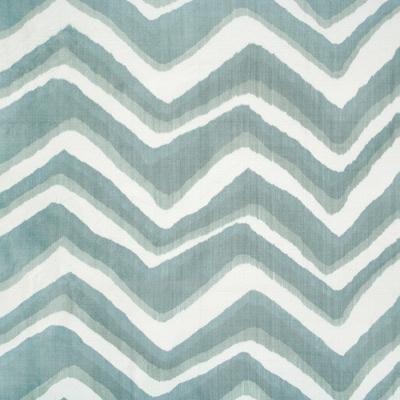 Sample BR-79785-213 Chevron Bar Silk Warp Print Wave Geometric Brunschwig and Fils Fabric