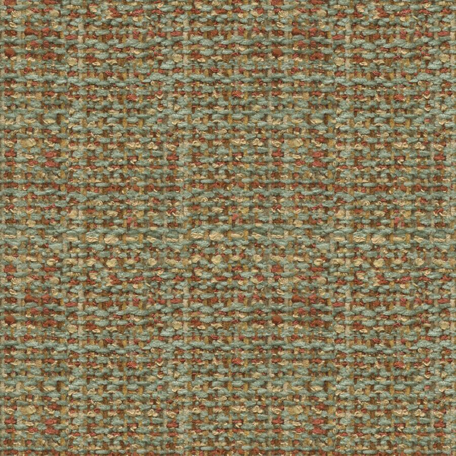 Sample BR-800041-M41 Boucle Texture Jade/Coral Texture Brunschwig and Fils Fabric
