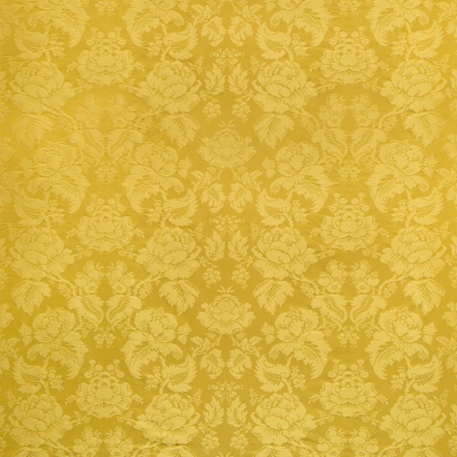 Sample BR-81035-4 Moulins Damask Canary Damask Brunschwig and Fils Fabric