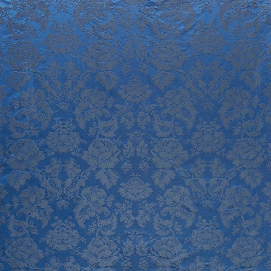Sample BR-81035-55 Moulins Damask Ocean Damask Brunschwig and Fils Fabric