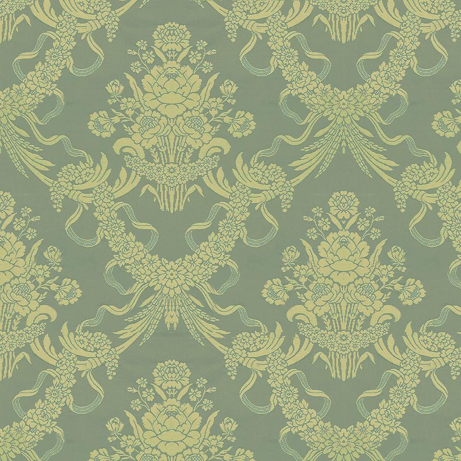 Sample BR-81036-H Charlieu Lampas Bleu/Ivoire Brunschwig and Fils Fabric