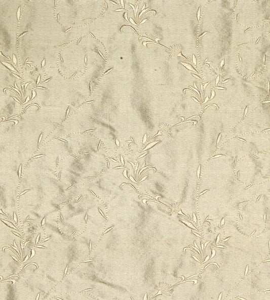 Purchase Old World Weavers Fabric Pattern number BY 20100702, Honeysuckle Embroidery Ivory 1