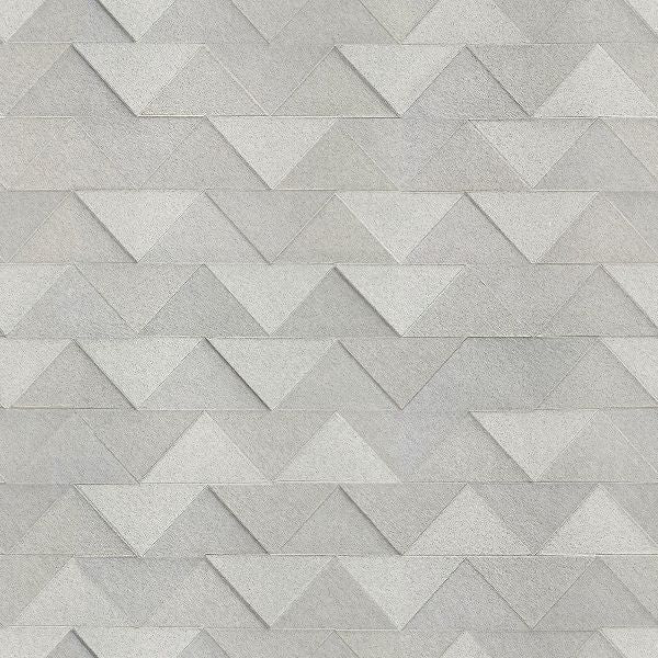 Purchase C88610 Brewster Wallpaper, Matrix Grey Triangle - Medley