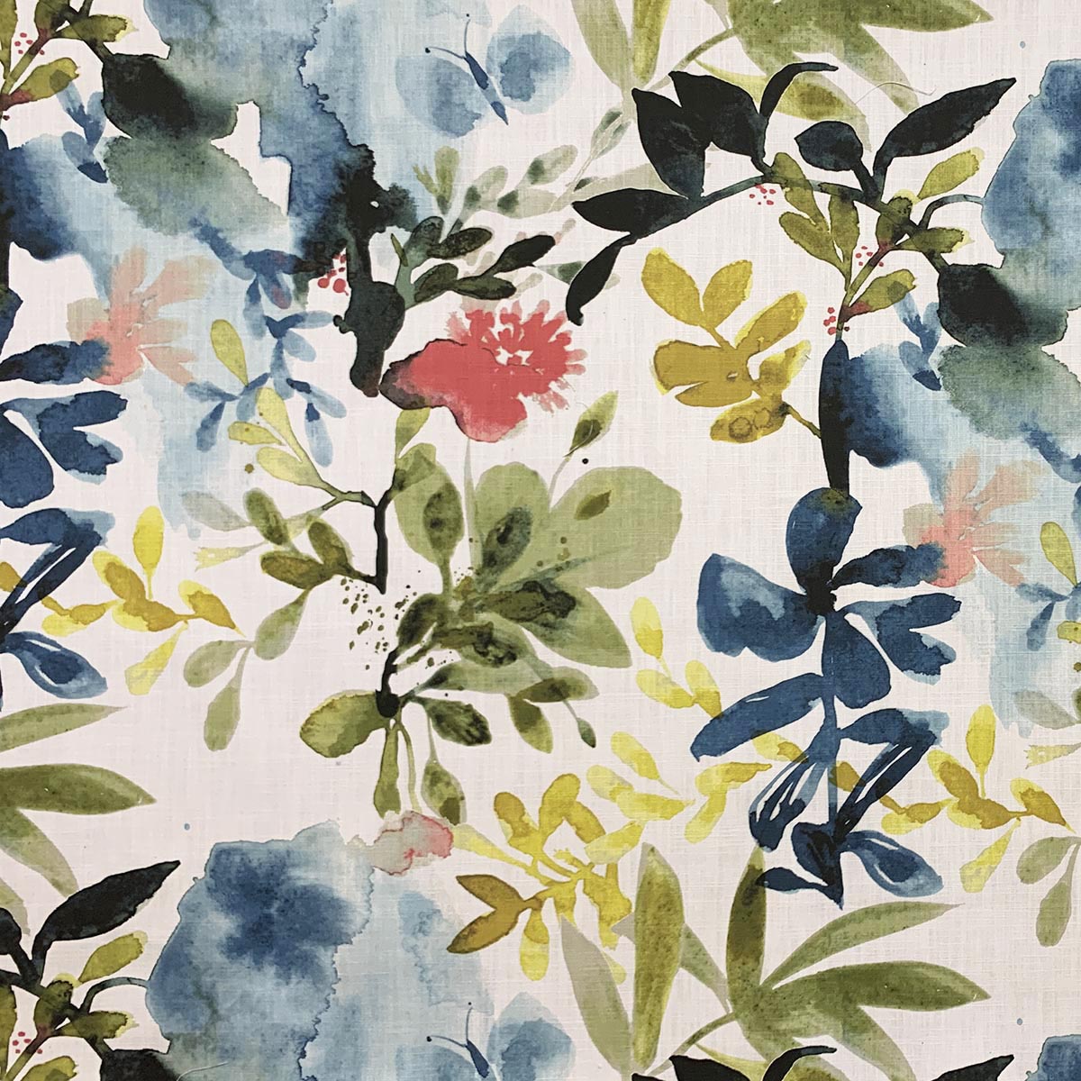Acquire 10374 Cascade Flora Multicolored Magnolia Fabric