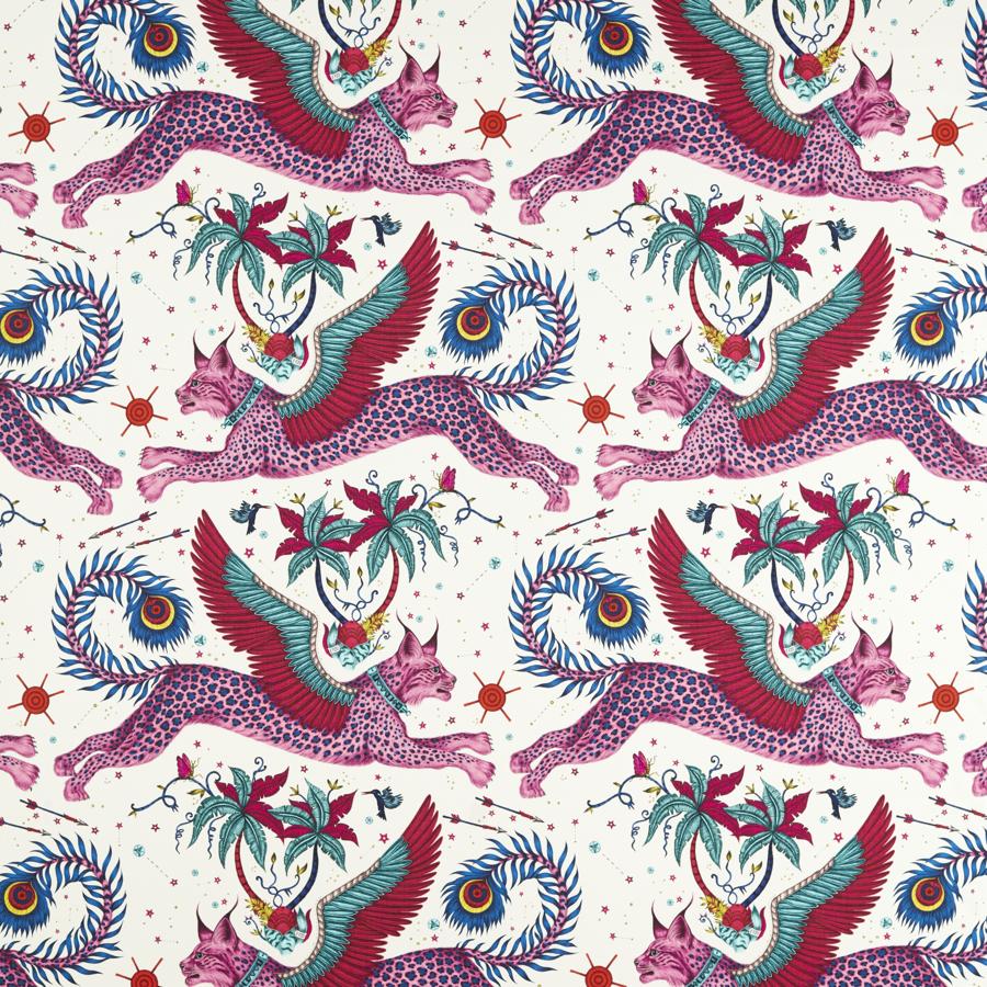 Purchase Ccf0868-02.Cac.0 Lynx, Magenta - Clarke And Clarke Fabric
