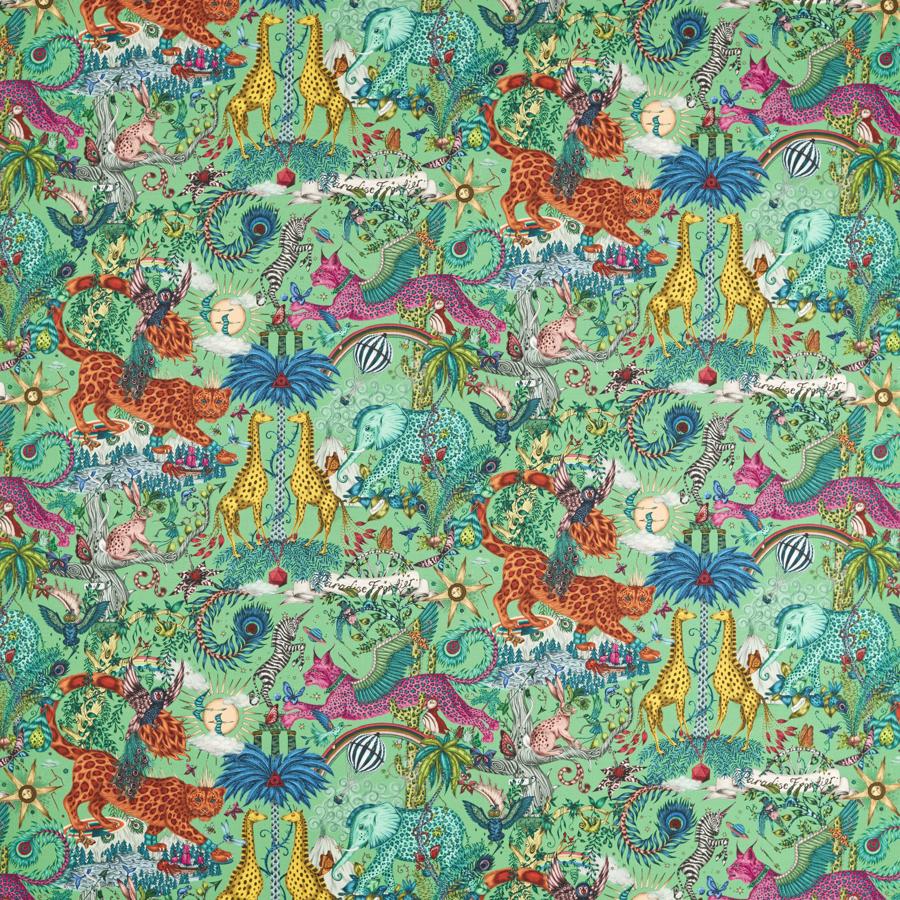 Purchase Ccf0869-01.Cac.0 Paradise Lost, Green - Clarke And Clarke Fabric