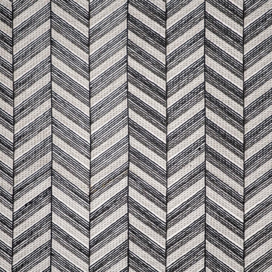 Purchase Maxwell Fabric - Chevron, # 401 Metal