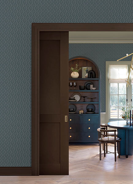 Purchase CJS6330 NuWallpaper Wallpaper, Nova Blue Smoke Peel & Stick - Chris Loves Julia NuWallpaper12