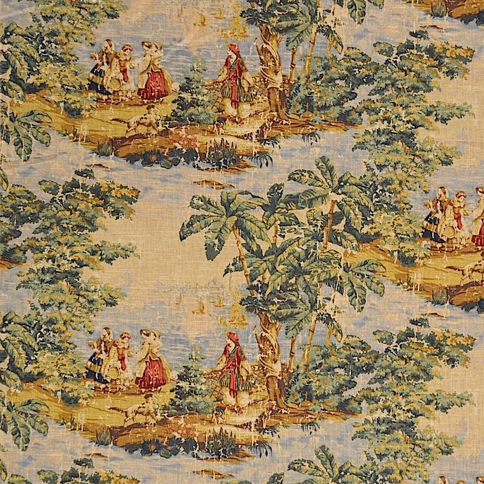 Purchase Mag Fabric SKU 191 pattern name Colonial Rainbow