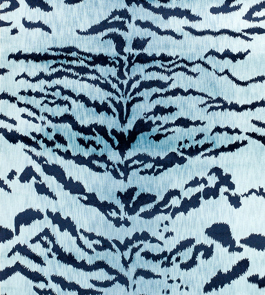 Purchase Old World Weavers Fabric Product D0 04424410, Tiger Lao Hau Ii Blue & Black 1