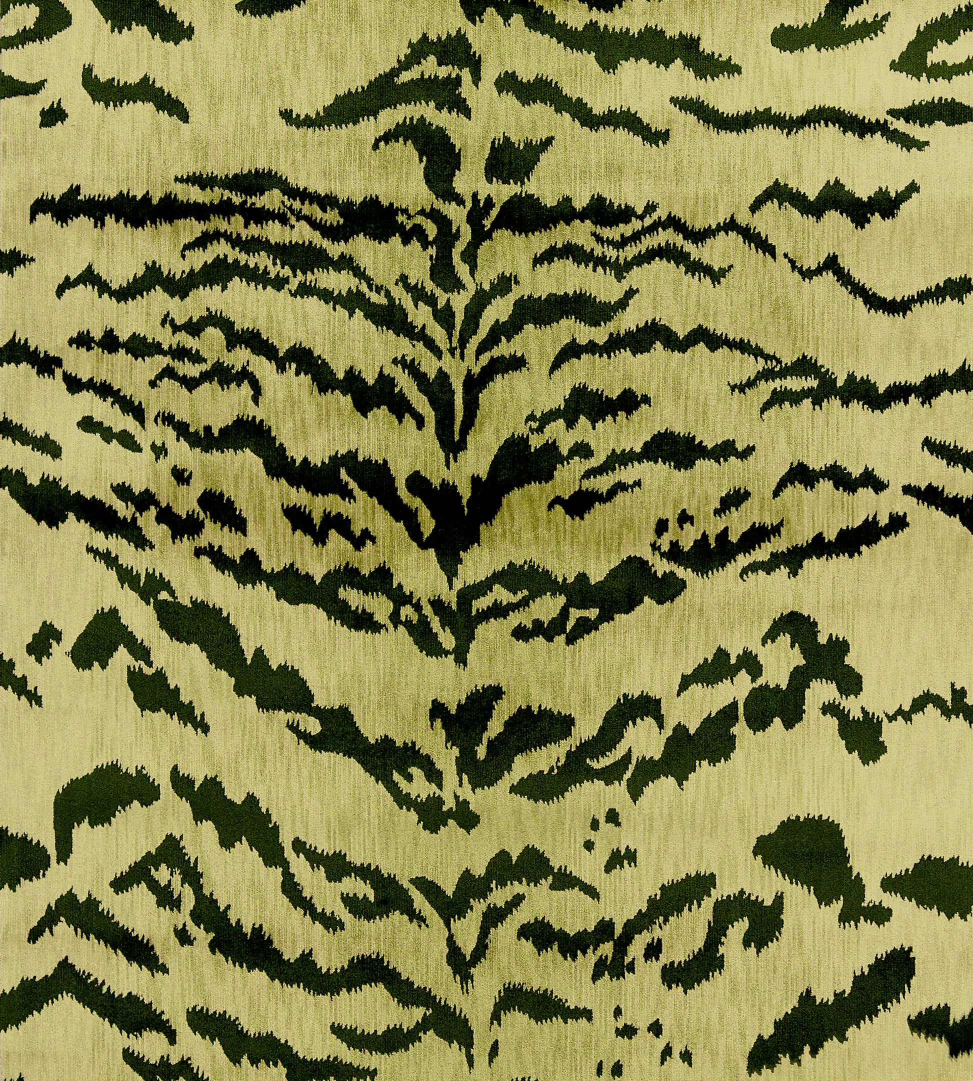 Purchase Old World Weavers Fabric Item# D0 04434410, Tiger Lao Hau Ii Green & Black 1