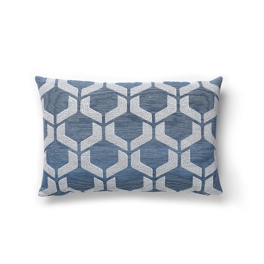 Purchase DBLCRAQPILL0001 Craquele, Blue Storm - Scalamandre Pillows