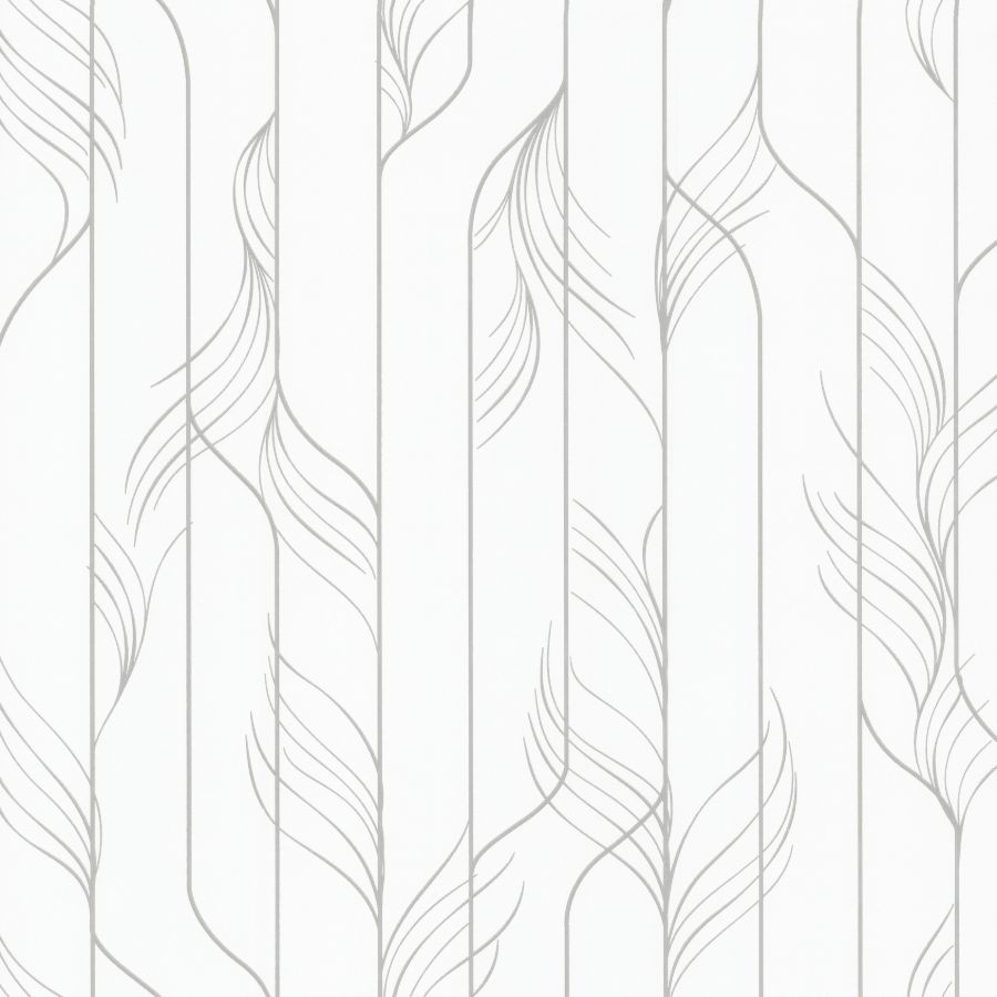 Purchase Df3302 | Decadence Ii, Elemental Thread White & Silver - Candice Olson Wallpaper
