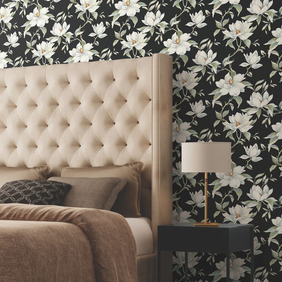 Purchase Df3313 | Decadence Ii, Garden Jewels Black - Candice Olson Wallpaper