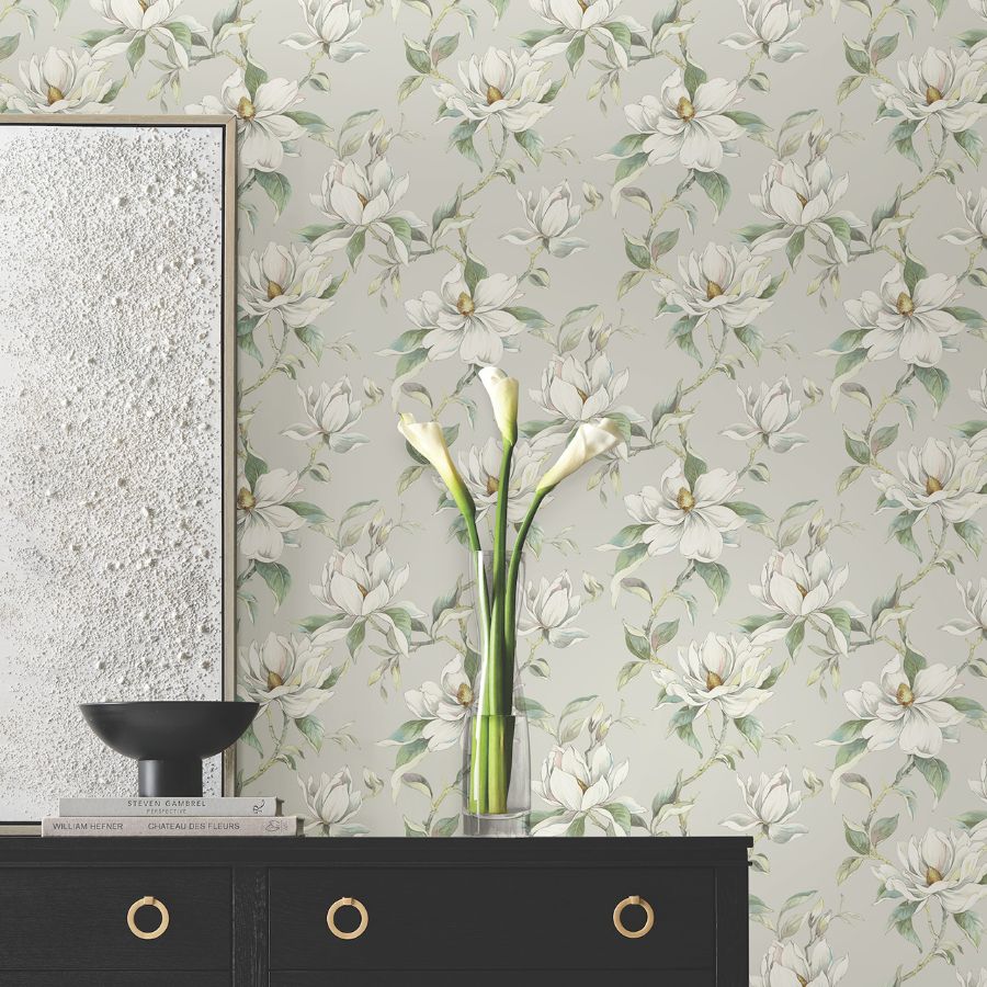 Purchase Df3314 | Decadence Ii, Garden Jewels Warm Grey - Candice Olson Wallpaper