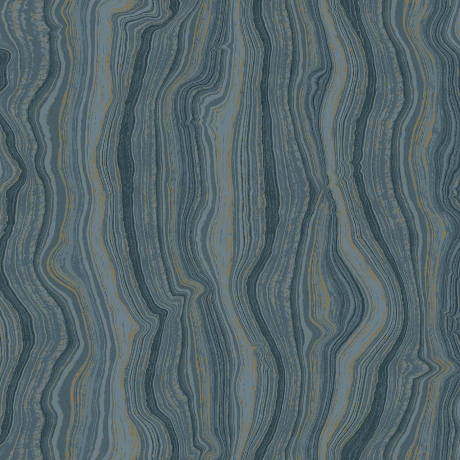 Purchase Df3321 | Decadence Ii, Mineral Shimmer Denim & Gold - Candice Olson Wallpaper