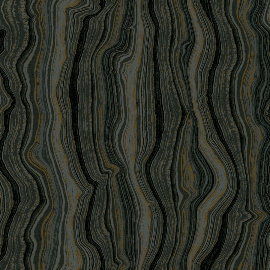 Purchase Df3326 | Decadence Ii, Mineral Shimmer Black & Gold - Candice Olson Wallpaper