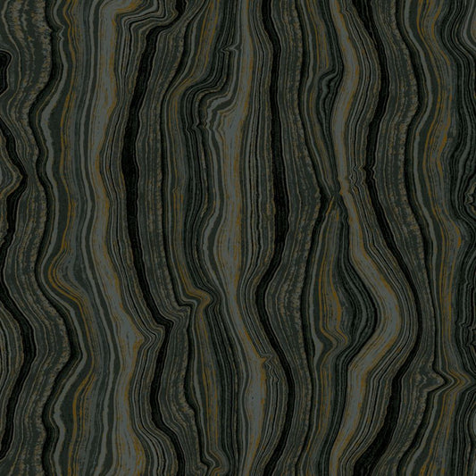 Purchase Df3326 | Decadence Ii, Mineral Shimmer Black & Gold - Candice Olson Wallpaper