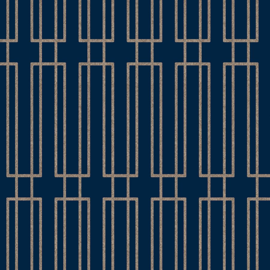 Purchase Df3329 | Decadence Ii, Terrace Navy - Candice Olson Wallpaper