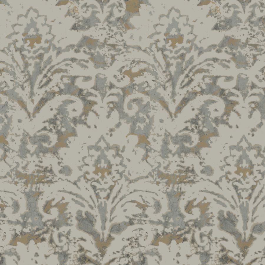Purchase Df3331 | Decadence Ii, Velvet Crush Damask Taupe & Gold - Candice Olson Wallpaper