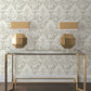 Purchase Df3333 | Decadence Ii, Velvet Crush Damask Soft Neutral & Pearl - Candice Olson Wallpaper