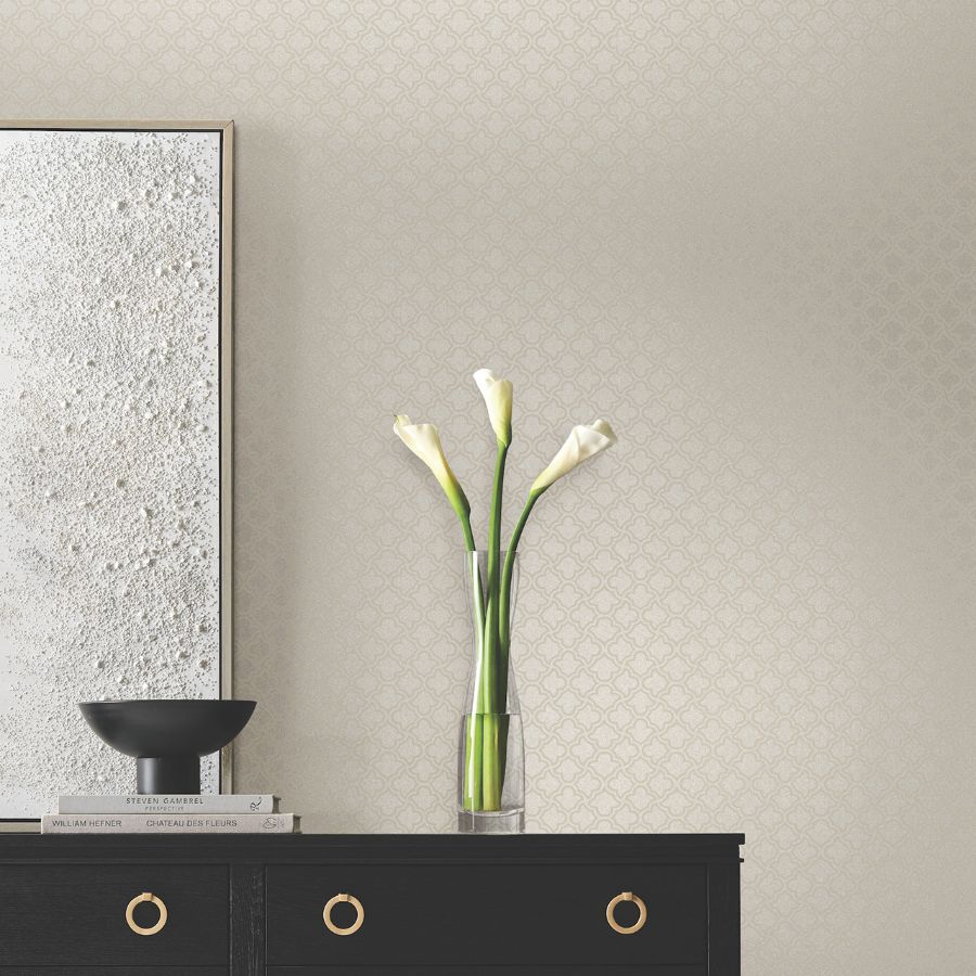 Purchase Df3337 | Decadence Ii, Uptown Glam Beige - Candice Olson Wallpaper
