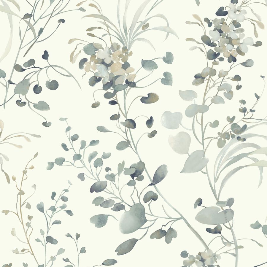 Purchase Df3344 | Decadence Ii, Spring Whispers Moss - Candice Olson Wallpaper