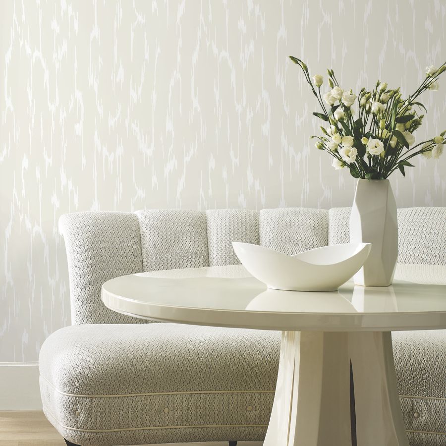 Purchase Df3366 | Decadence Ii, Flowing Pearl - Candice Olson Wallpaper