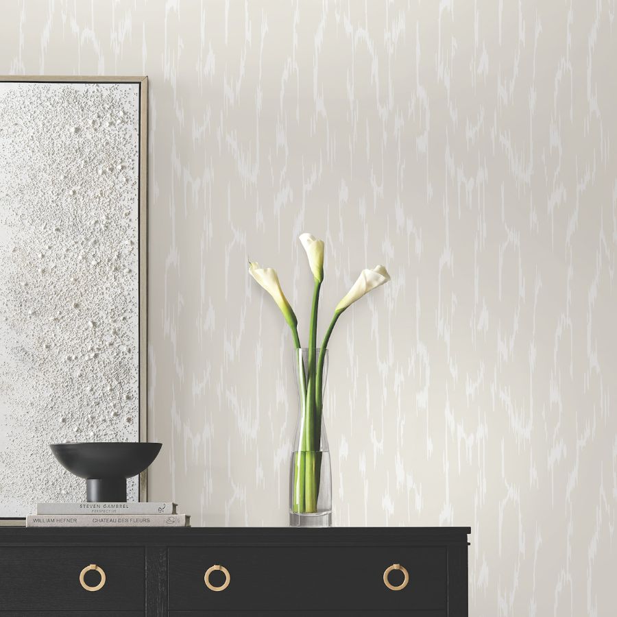Purchase Df3366 | Decadence Ii, Flowing Pearl - Candice Olson Wallpaper