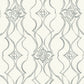 Purchase Df3373 | Decadence Ii, Pirouette White & Silver - Candice Olson Wallpaper