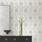 Purchase Df3373 | Decadence Ii, Pirouette White & Silver - Candice Olson Wallpaper