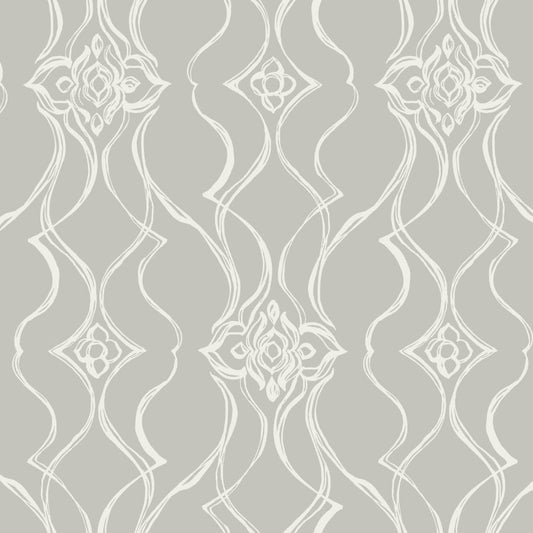 Purchase Df3374 | Decadence Ii, Pirouette Grey - Candice Olson Wallpaper