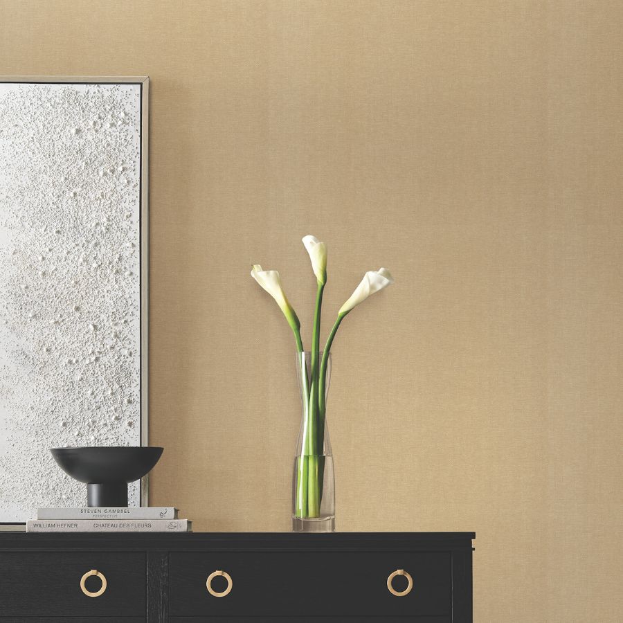 Purchase Df3397 | Decadence Ii, Woven Glimmer Antique Gold - Candice Olson Wallpaper