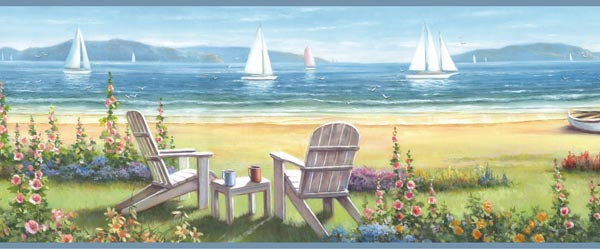 Purchase DLR20021B Sand Dollar Blue Nautical Chesapeake