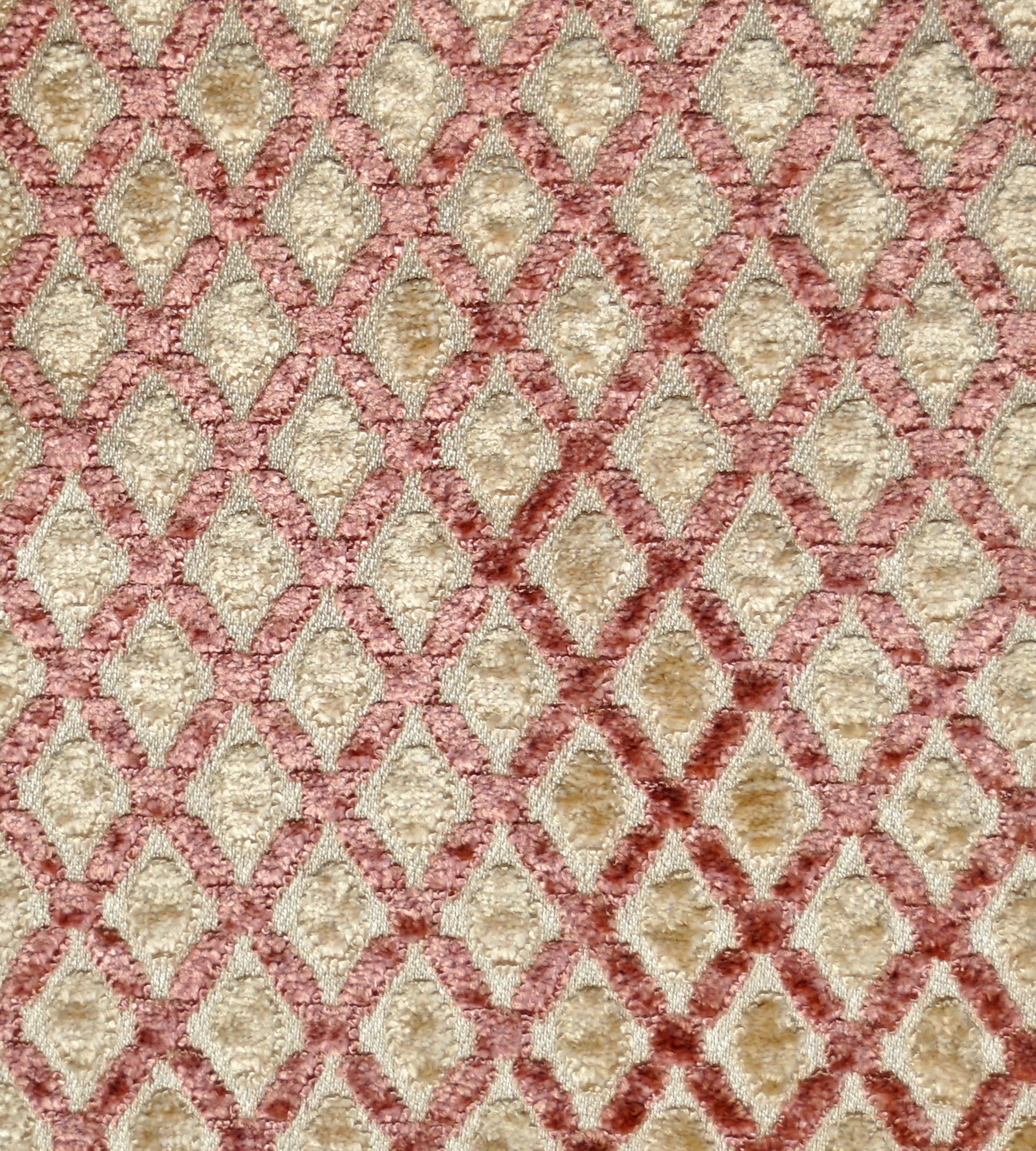 Purchase Old World Weavers Fabric Item DS 24010003, Montreal Rose/Creme 1