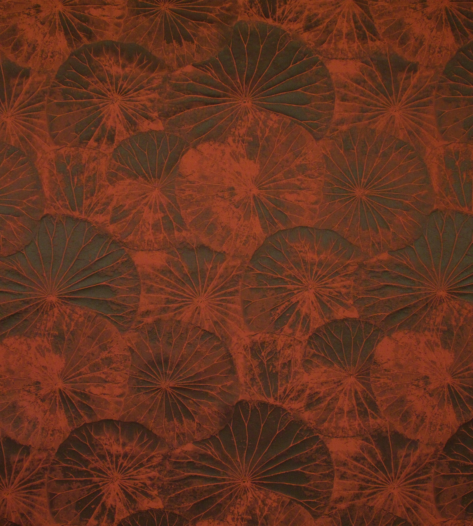 Purchase Old World Weavers Fabric Product# E7 0110LOTU, Lotus Burnt Orange 3