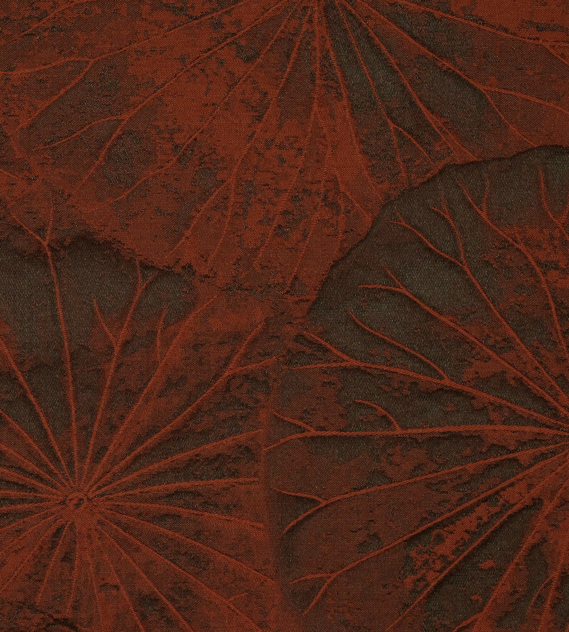 Purchase Old World Weavers Fabric Product# E7 0110LOTU, Lotus Burnt Orange 2