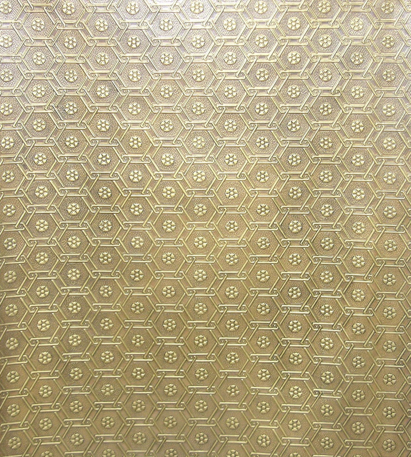 Purchase Old World Weavers Fabric Pattern number ER 0003C020, Cuir Victoria Natural & Gold 1