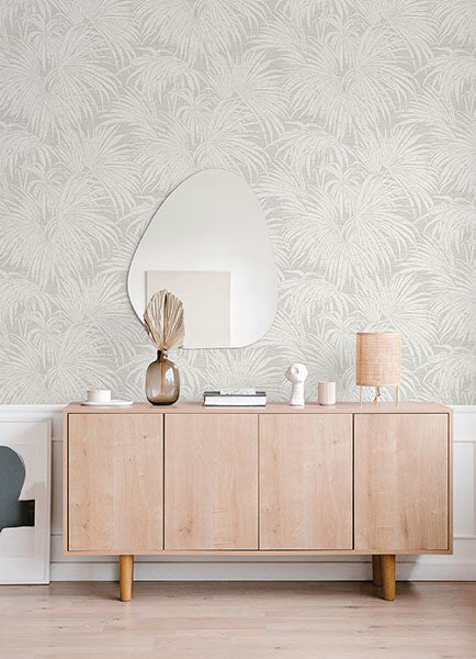 Purchase ESS6015 NuWallpaper Wallpaper, Neutral Cassava Palm Peel & Stick - Egypt Sherrod NuWallpaper1