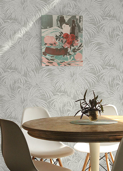 Purchase ESS6015 NuWallpaper Wallpaper, Neutral Cassava Palm Peel & Stick - Egypt Sherrod NuWallpaper12