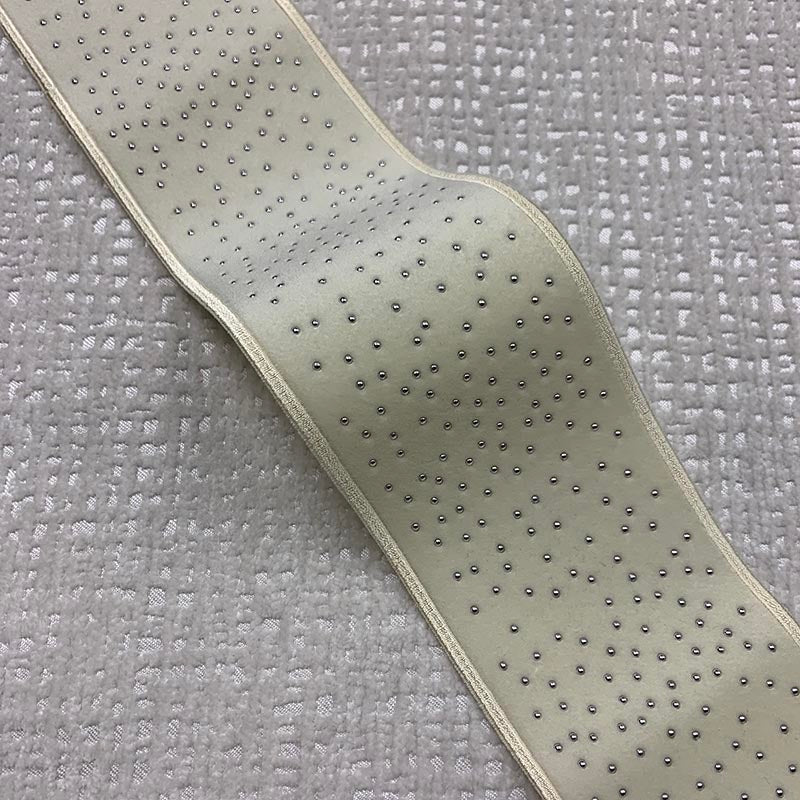 Sample 9340 Estella Tape Bone, Off White/Ivory by Magnolia Fabric