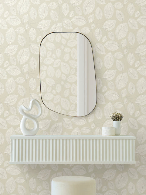Purchase Ev3923 | Casual Elegance, Contoured Leaves - Candice Olson Wallpaper