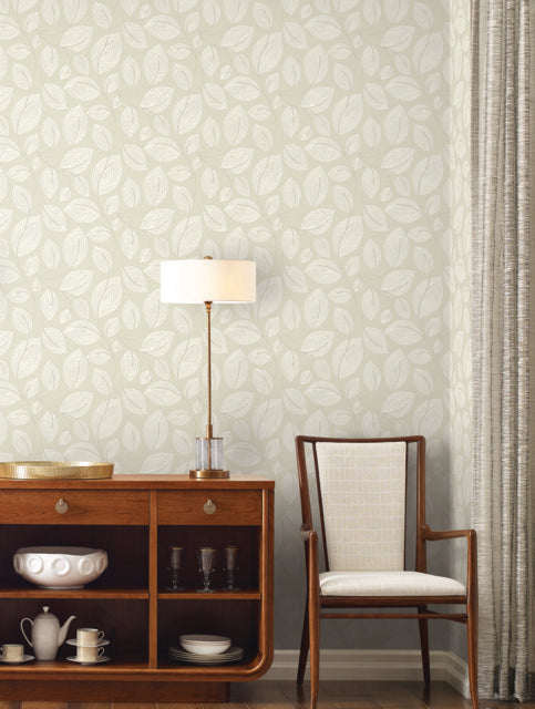 Purchase Ev3923 | Casual Elegance, Contoured Leaves - Candice Olson Wallpaper
