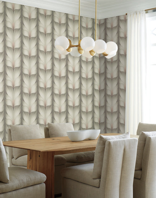 Purchase Ev3952 | Casual Elegance, Lotus Light Stripe - Candice Olson Wallpaper